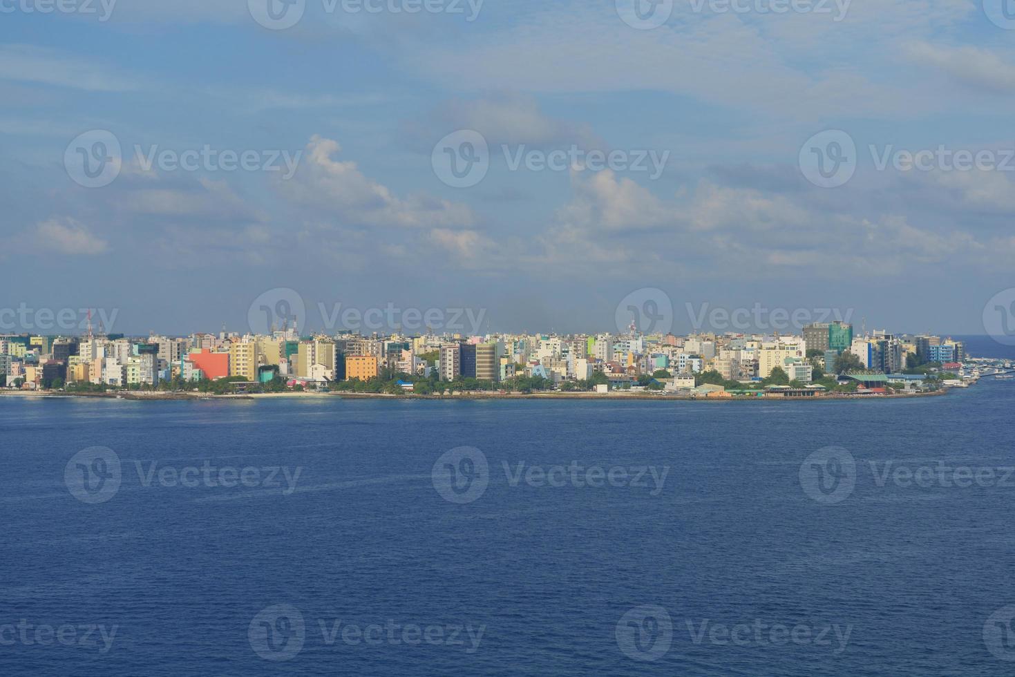 Male city skyline photo