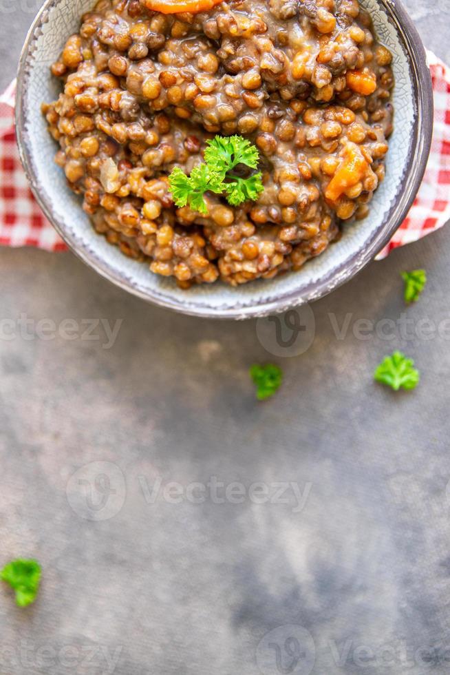 lentils vegetables cuisine fresh healthy meal food snack diet on the table copy space food background photo