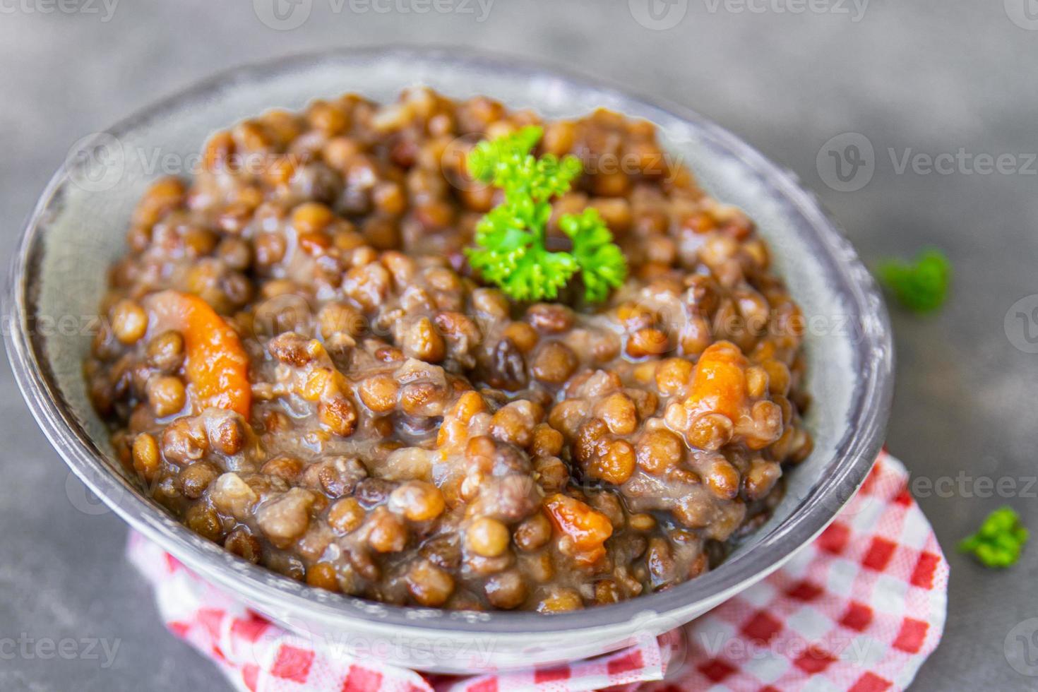 lentils vegetables cuisine fresh healthy meal food snack diet on the table copy space food background photo