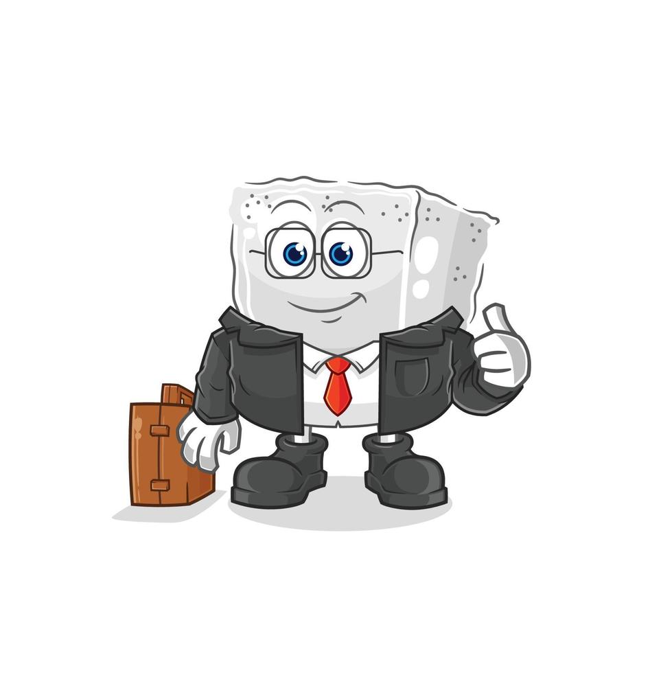 sugar cube cartoon vector