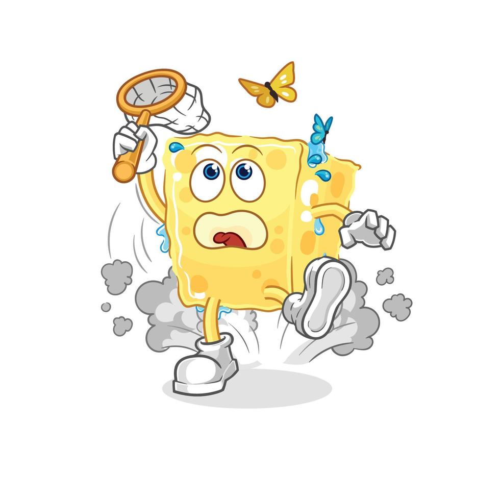 sponge mascot vector 10758551 Vector Art at Vecteezy