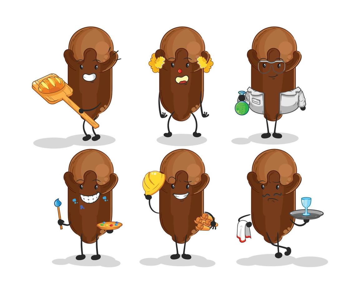 clove mascot vector