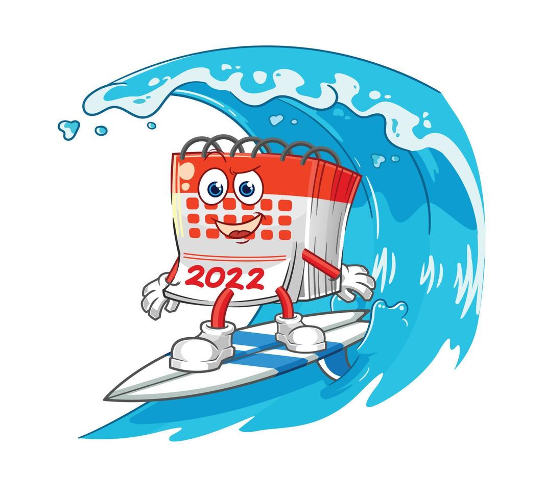 calender cartoon vector