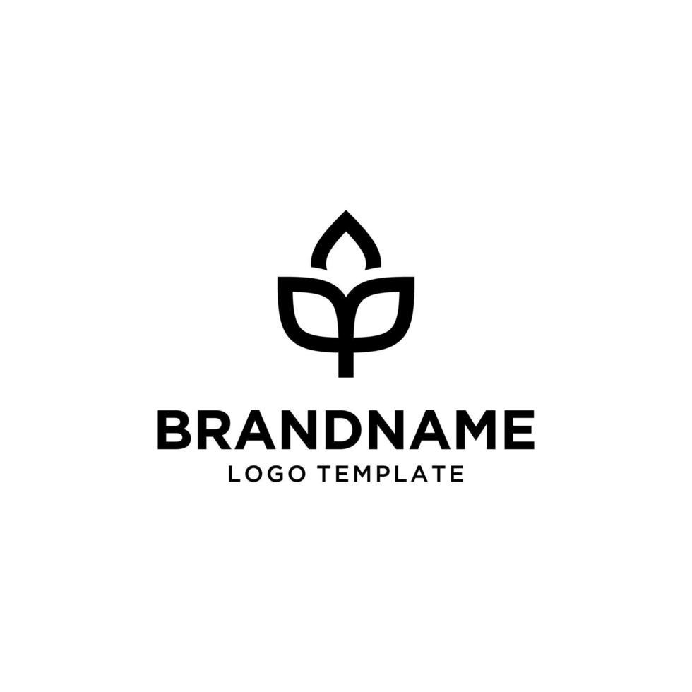 lotus logo vector moderno simple negocio