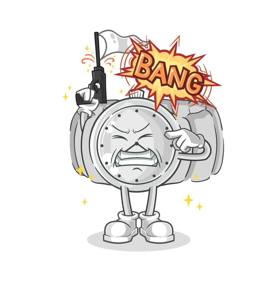 wristwatch cute cartoon vector