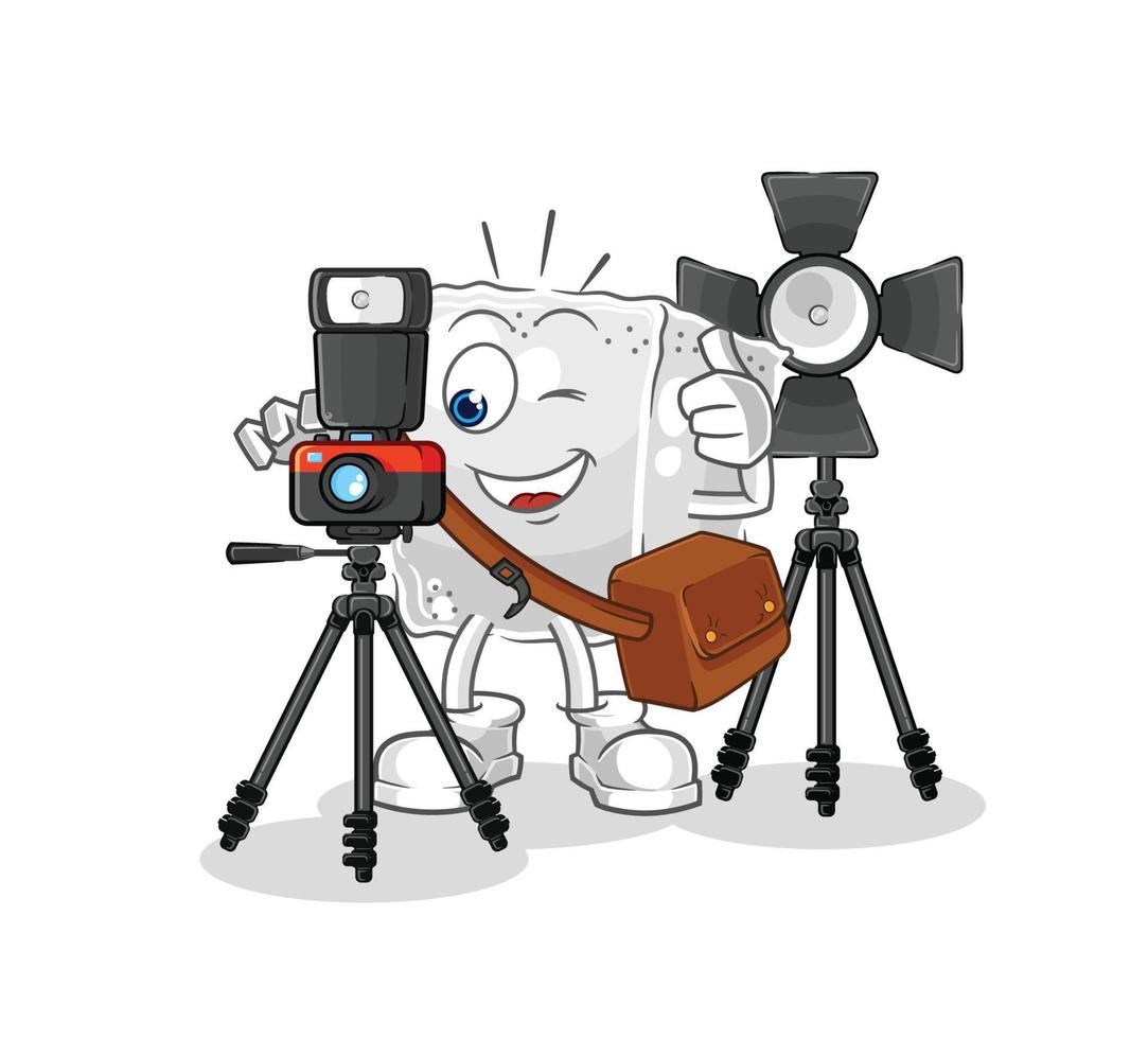 sugar cube cartoon vector