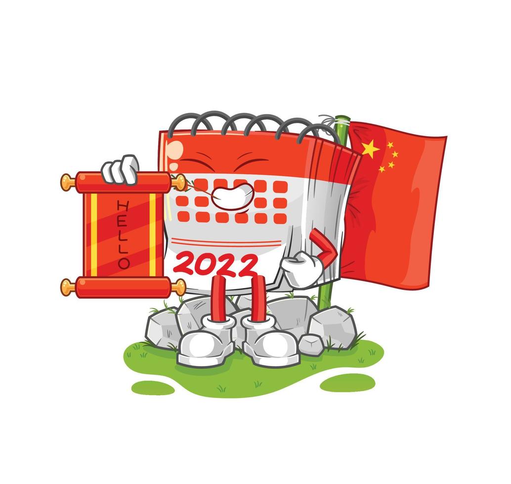 calender cartoon vector