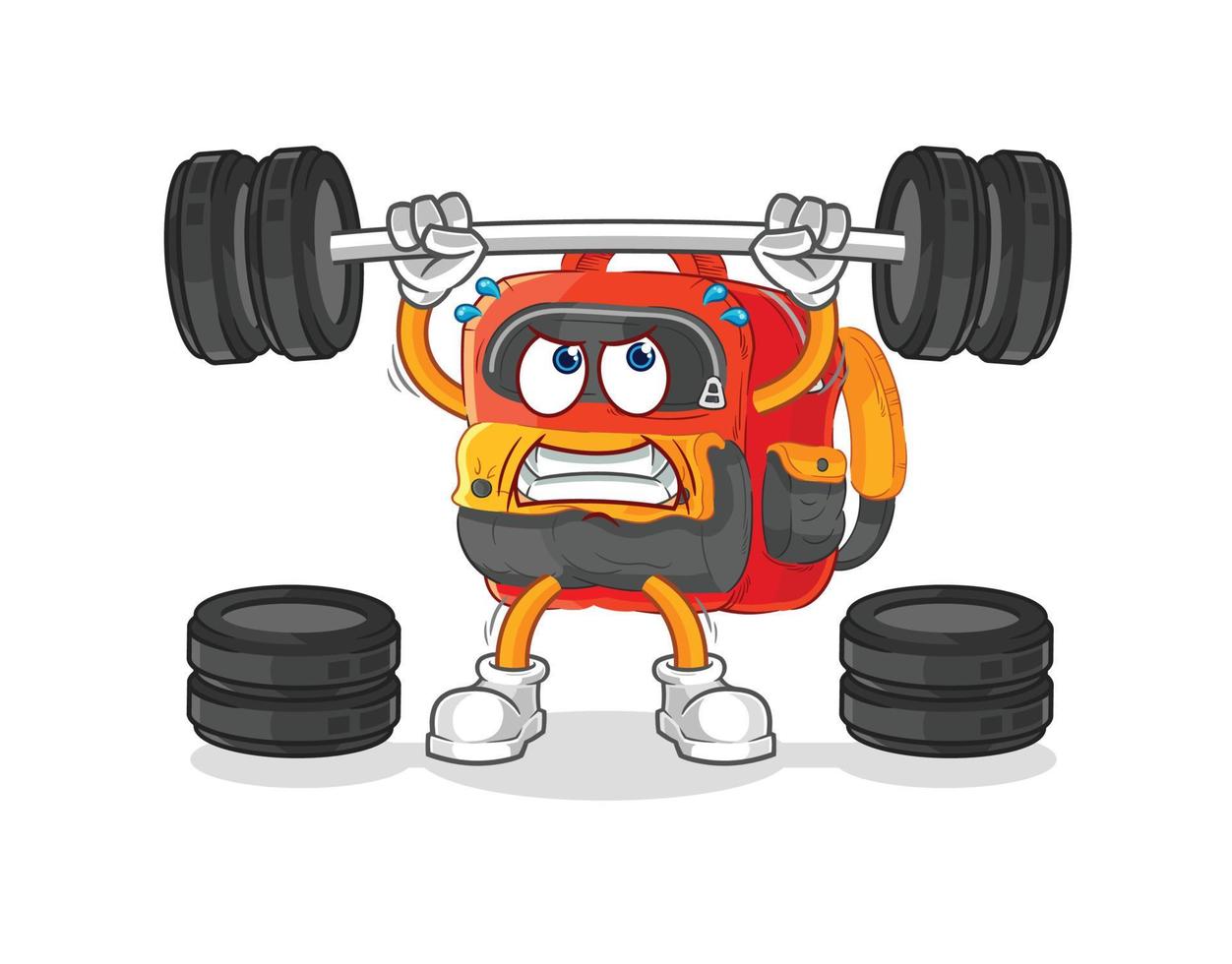school backpack vector character