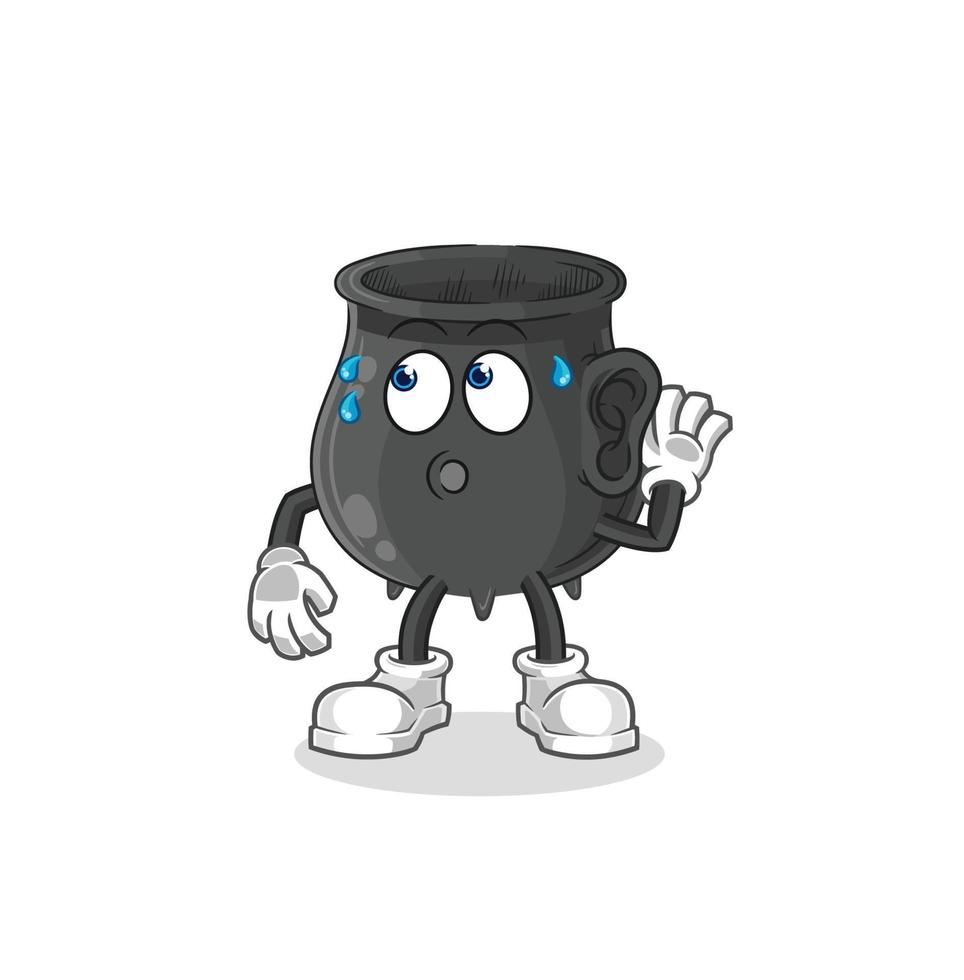 cauldron cartoon vector