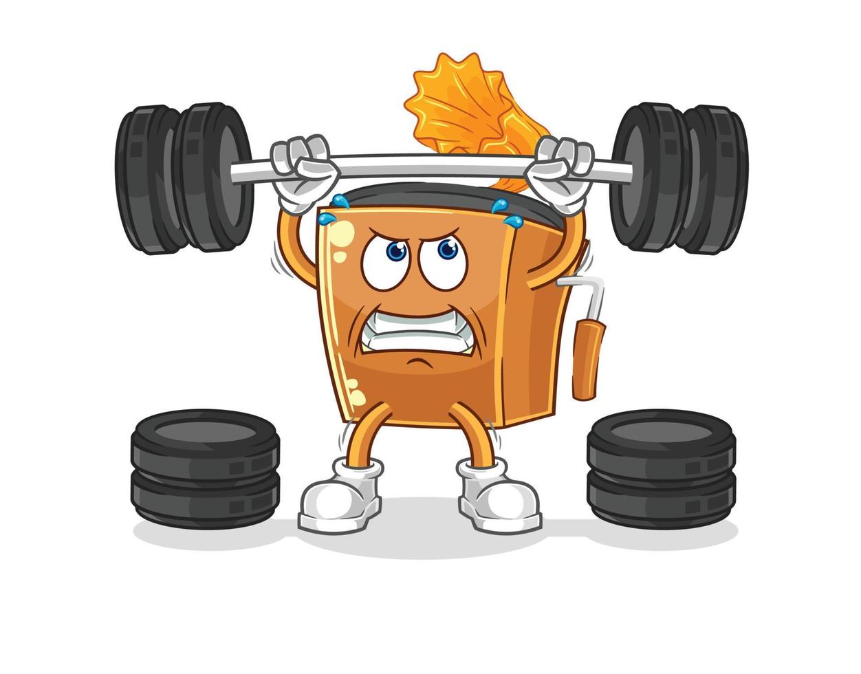record player mascot vector
