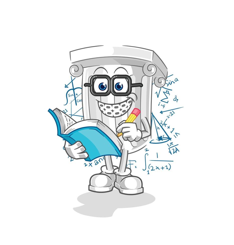 roman pilar mascot vector