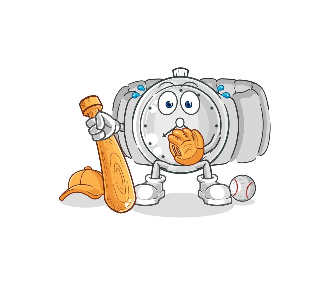 wristwatch cartoon character vector