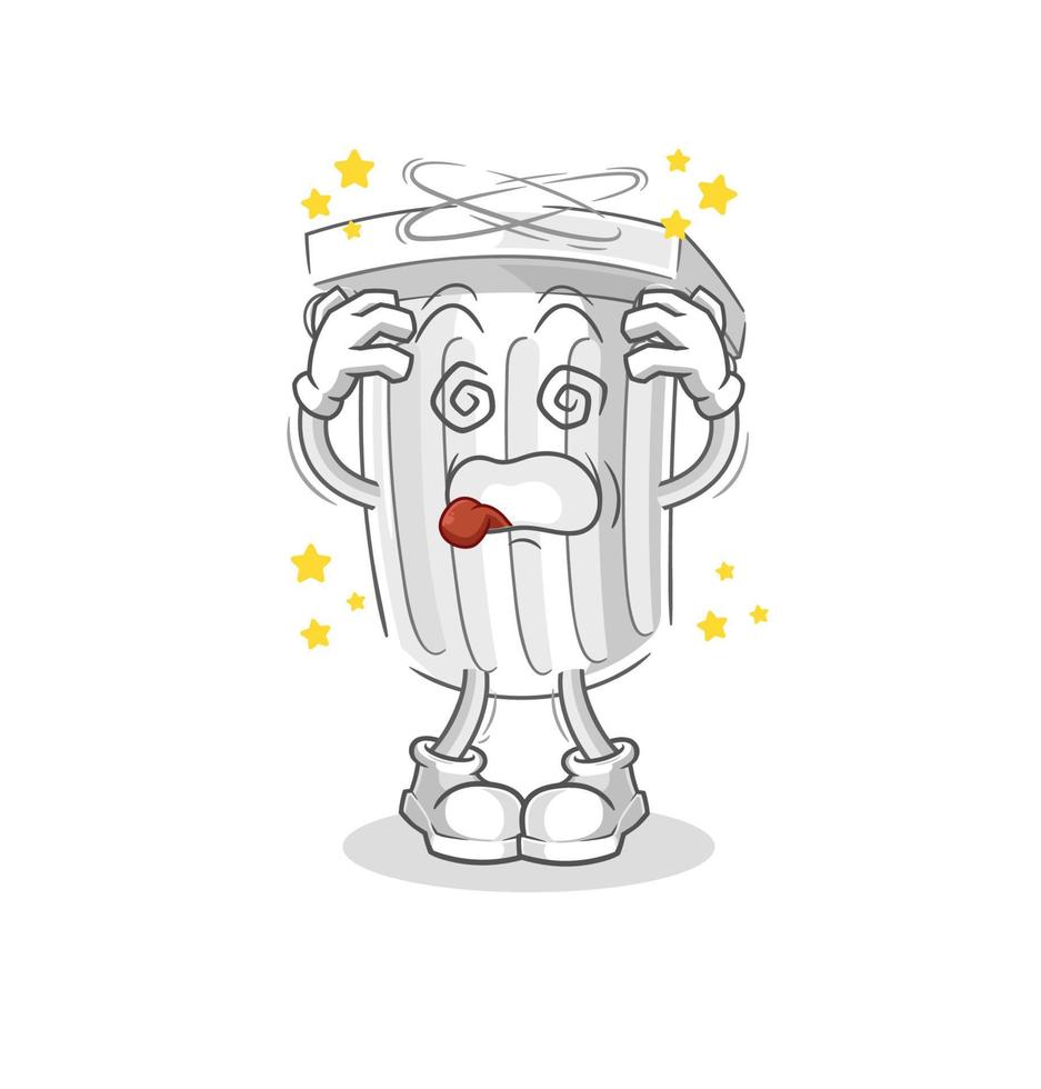roman pilar mascot vector