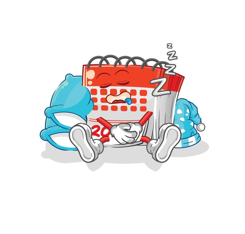 calender cartoon vector