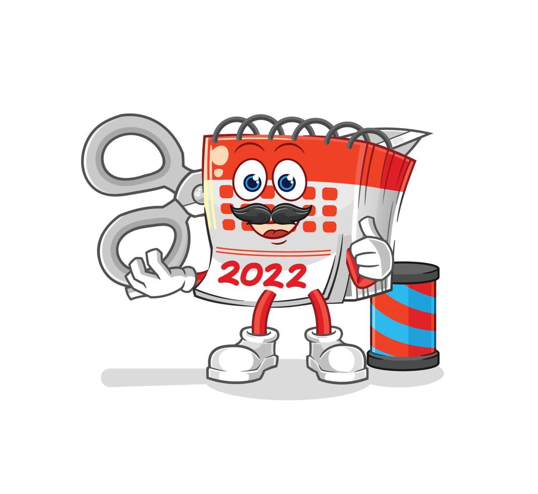 calendar mascot vector