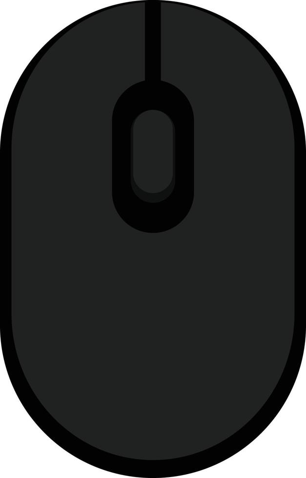 flat design computer mouse icon vector