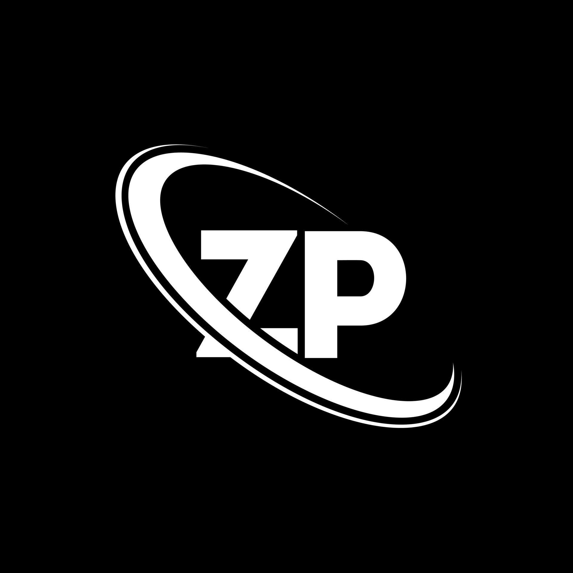 ZP logo. Z P design. White ZP letter. ZP letter logo design. Initial