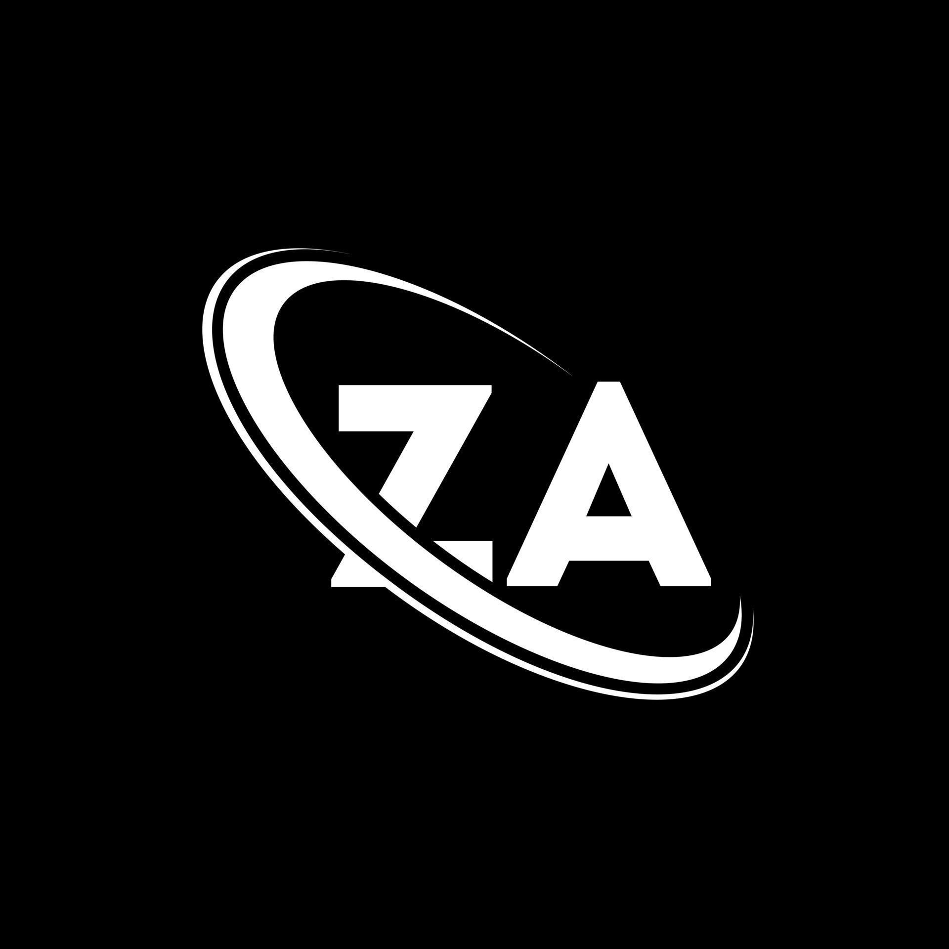 Za Ile Wokulski Wykupił Kamienicę łęckich ZA logo. Z A design. White ZA letter. ZA letter logo design. Initial