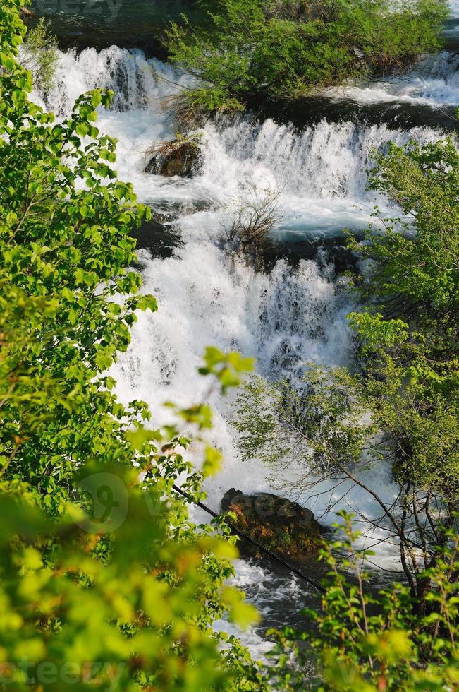 river waterfall wild photo