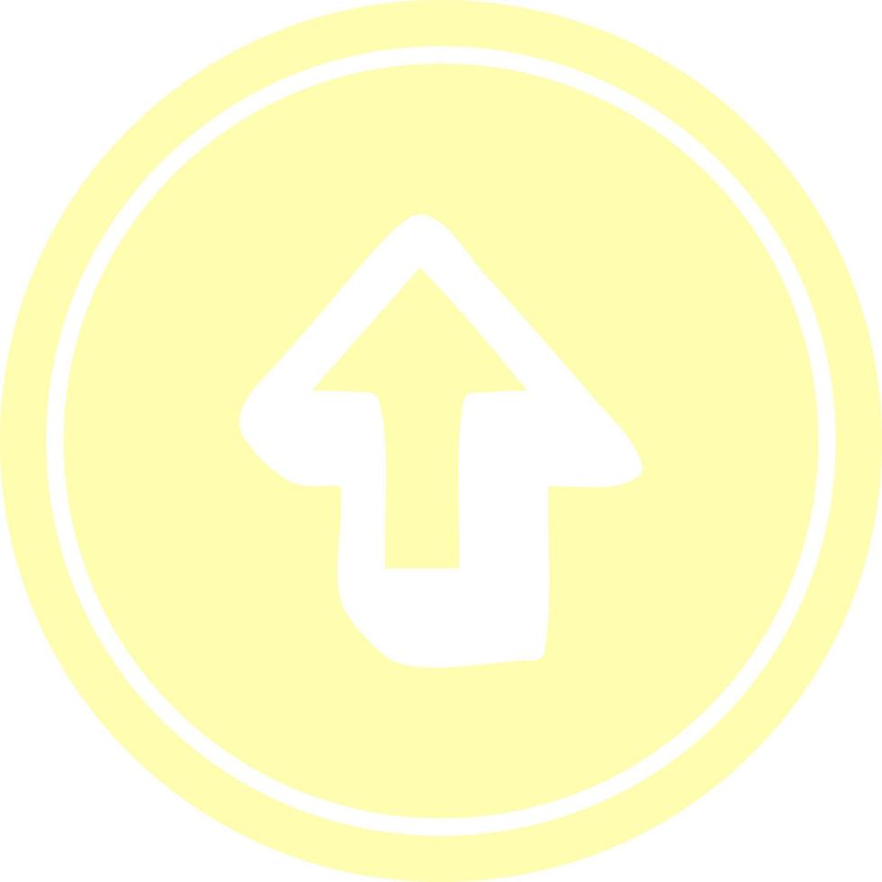 direction arrow circular icon vector