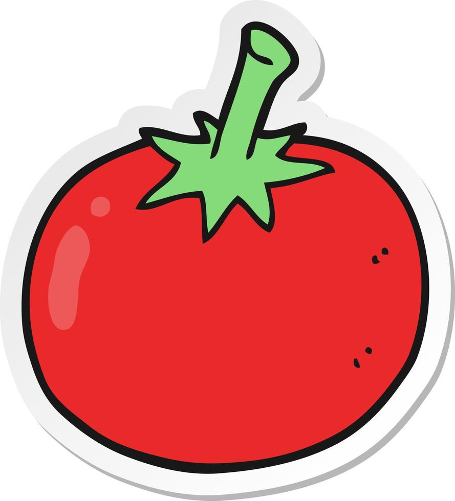 pegatina de un tomate de dibujos animados 10764513 Vector en Vecteezy pegatina de un tomate de dibujos animados 10764513 Vector en Vecteezy