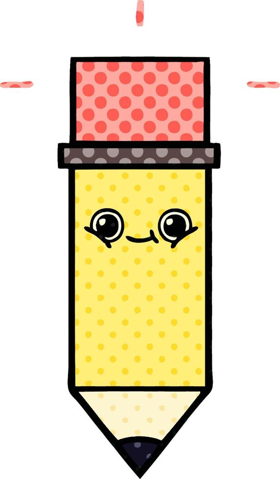 comic book style cartoon pencil vector