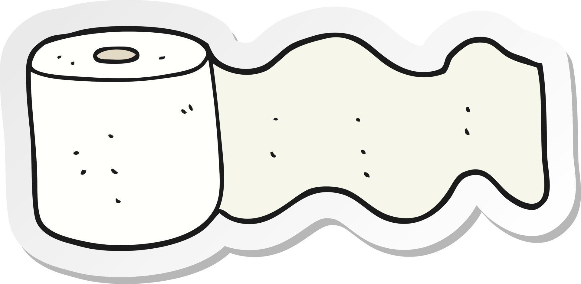 sticker of a cartoon toilet paper 10765419 Vector Art at Vecteezy sticker of a cartoon toilet paper 10765419 Vector Art at Vecteezy