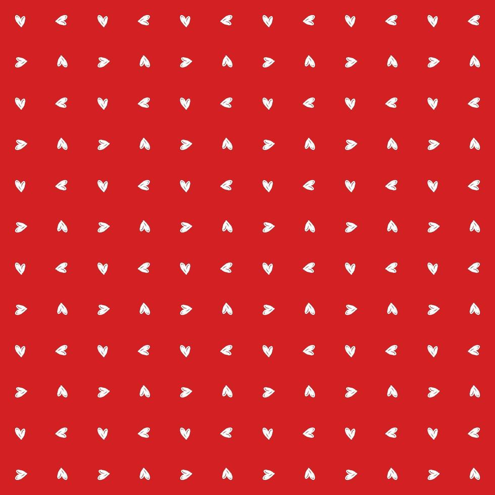 White heart on red background photo