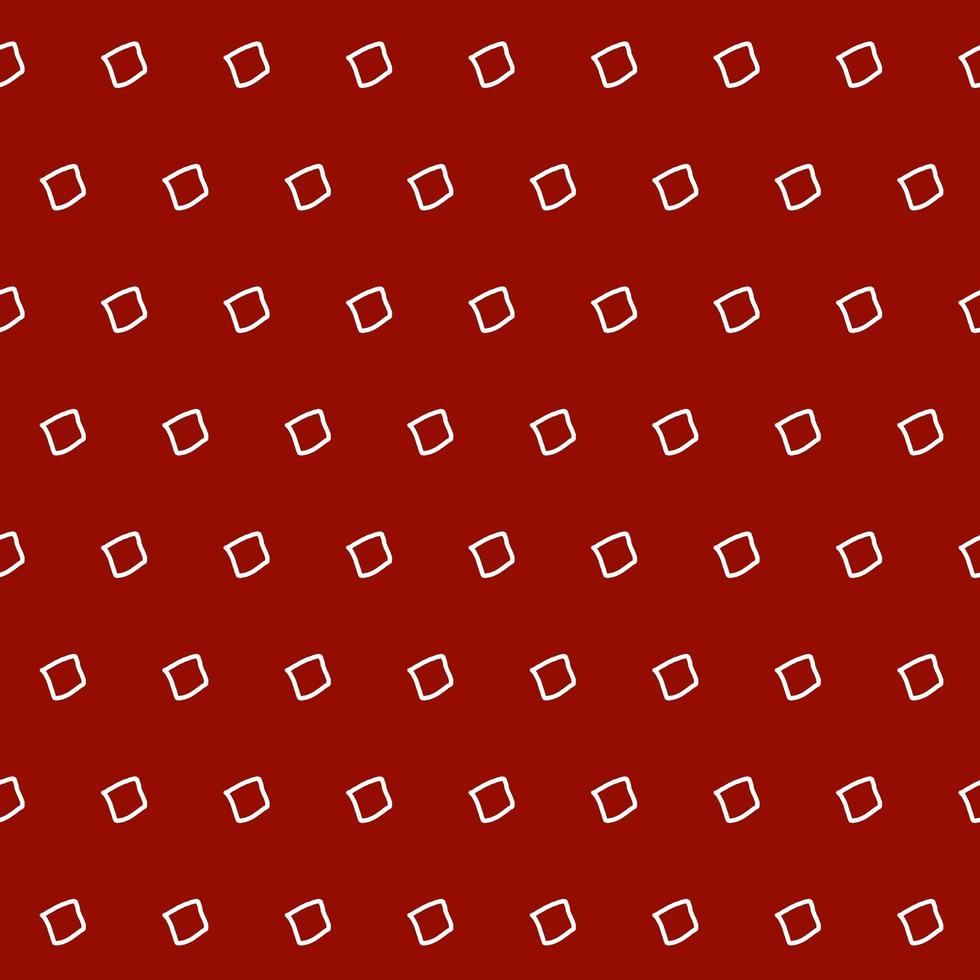 White square on red background photo