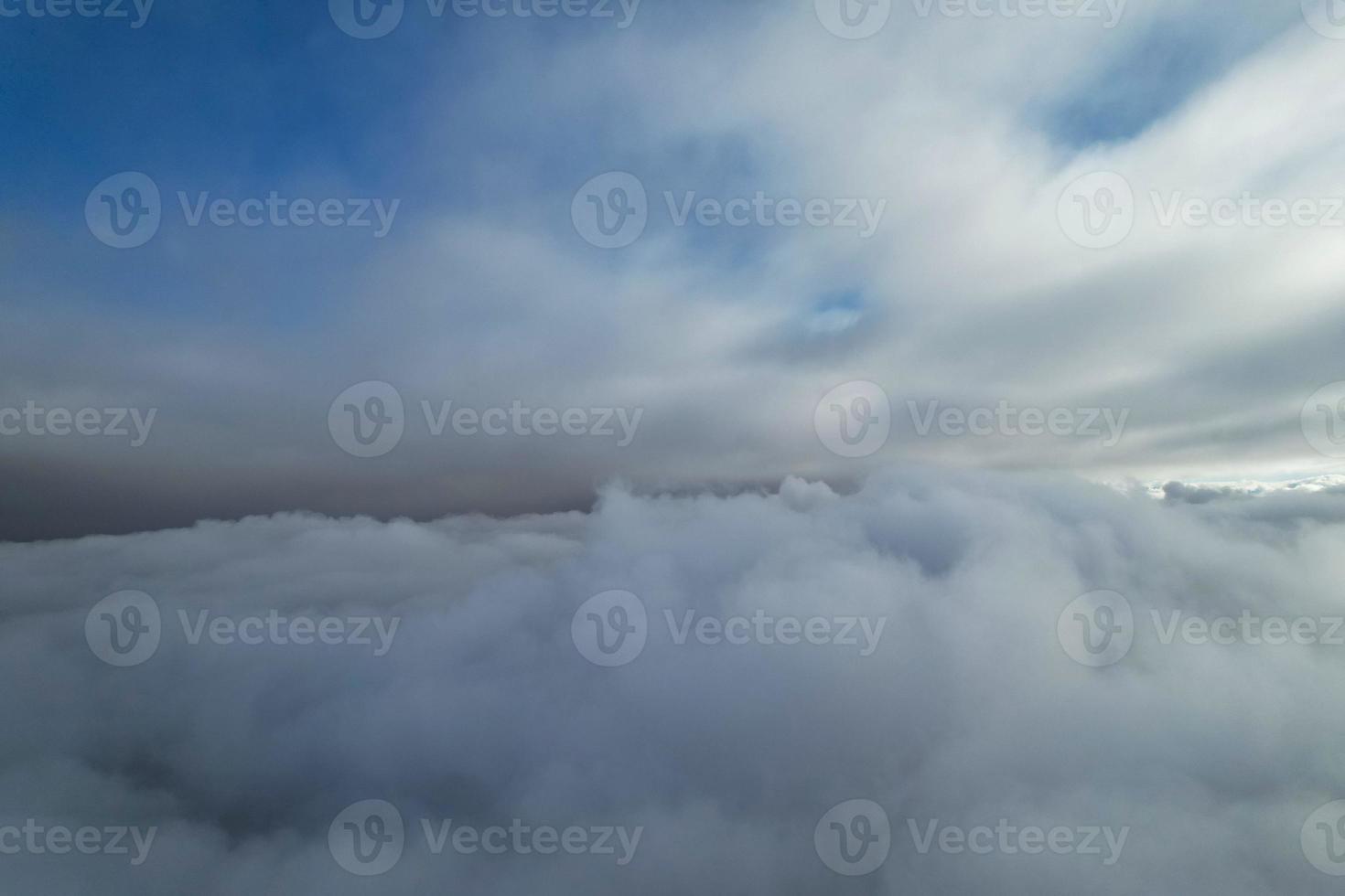 Most Beautiful Aerial View of Clouds in the Morning photo