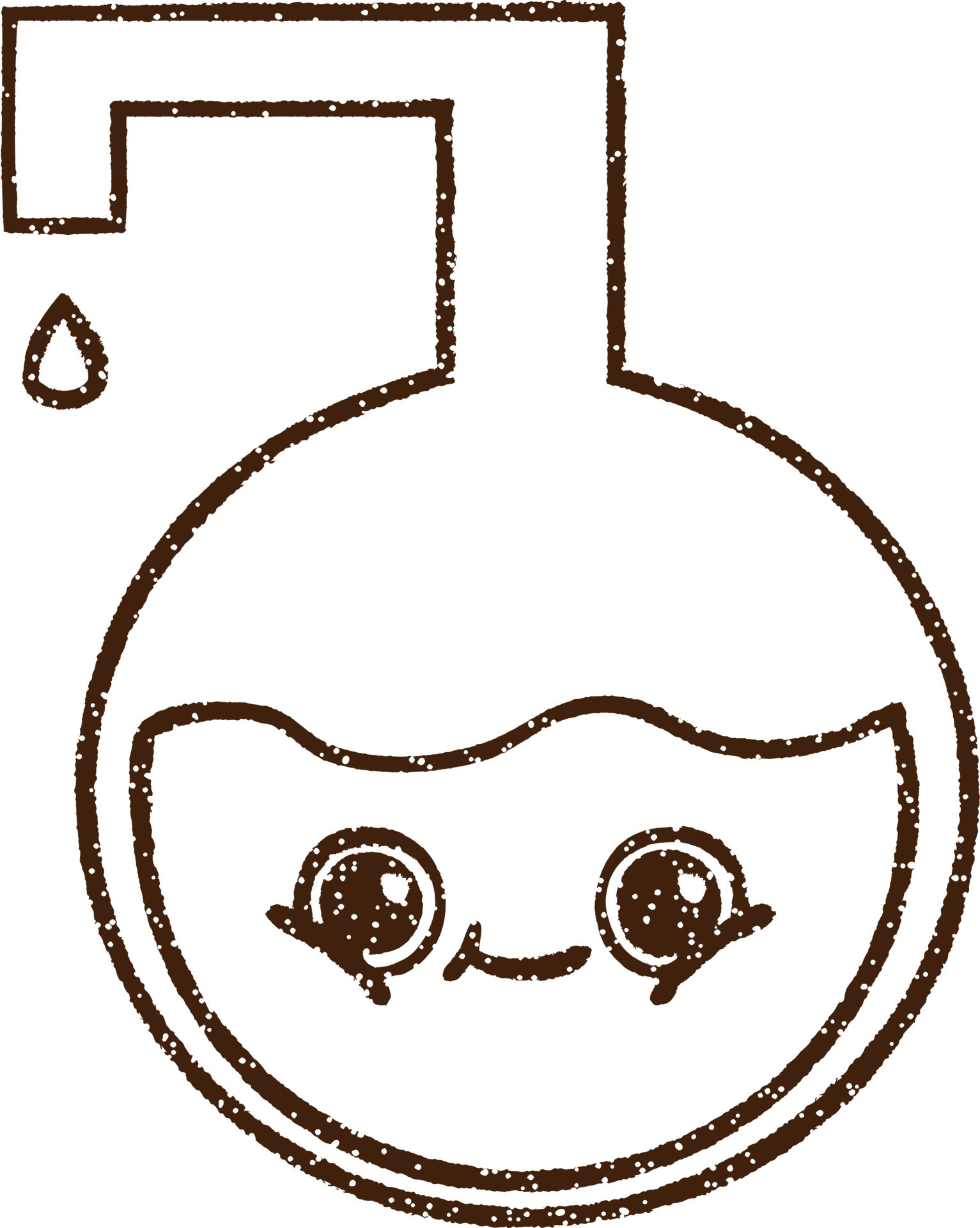 Science Experiment Charcoal Drawing 10765995 Vector Art at Vecteezy