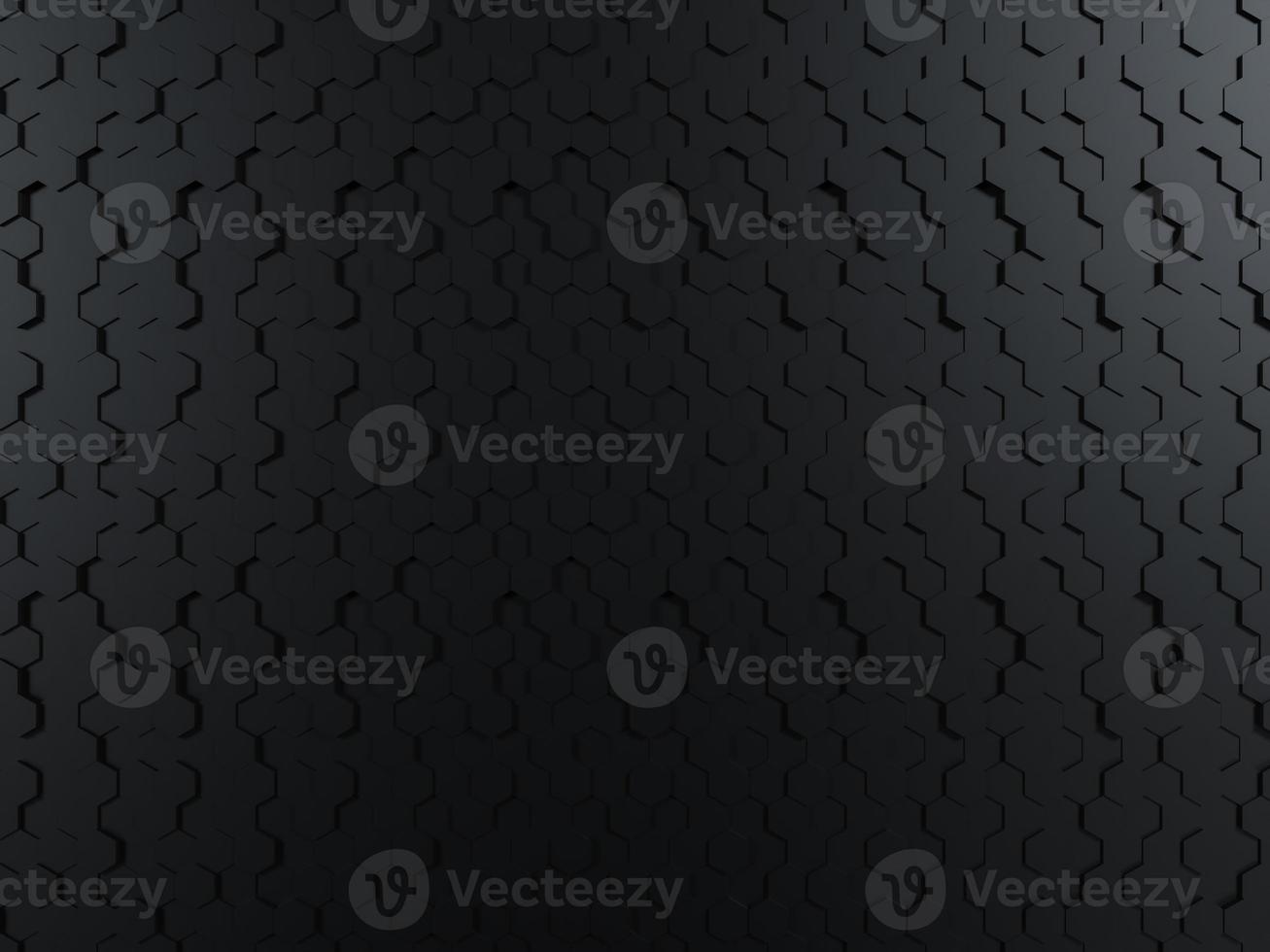 Black abstract background, Grunge surface,Modern shape concept, 3d Rendering. photo