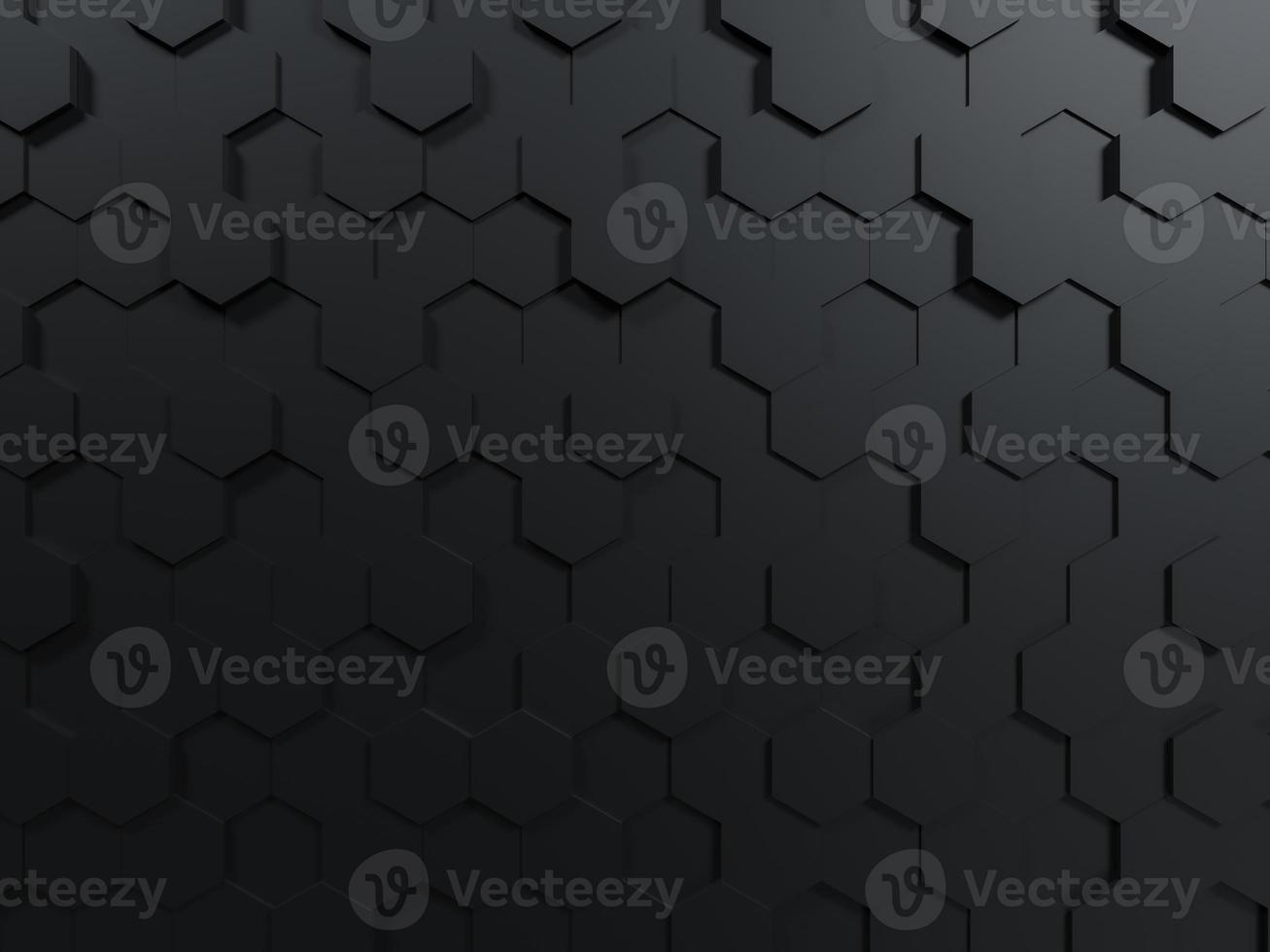 Black abstract background, Grunge surface,Modern shape concept, 3d Rendering. photo