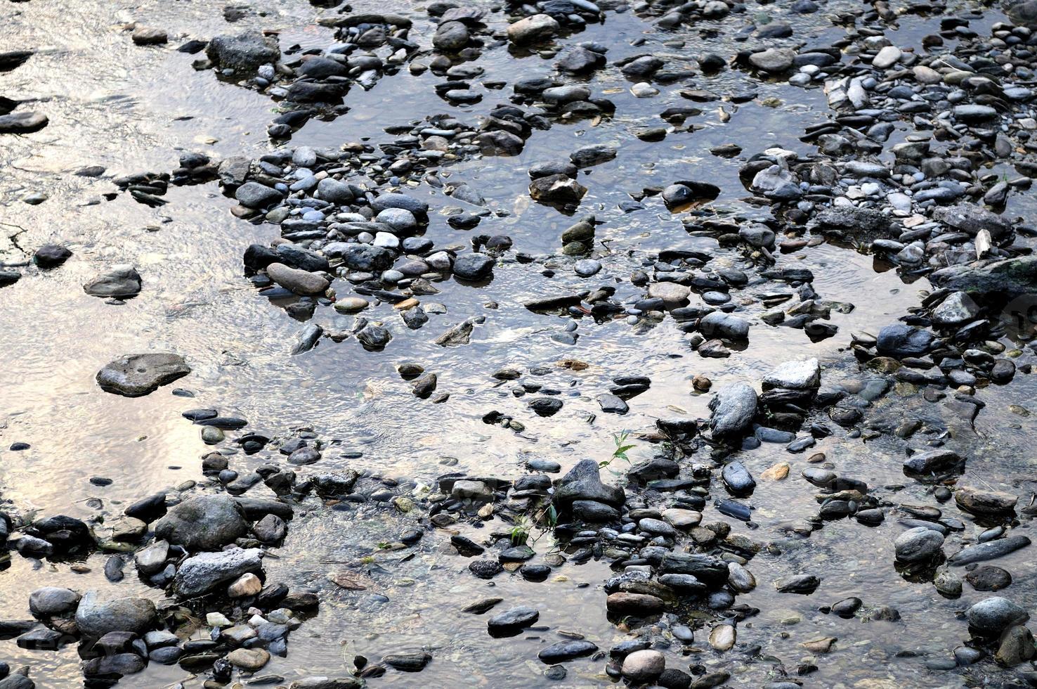 piedras en la playa foto