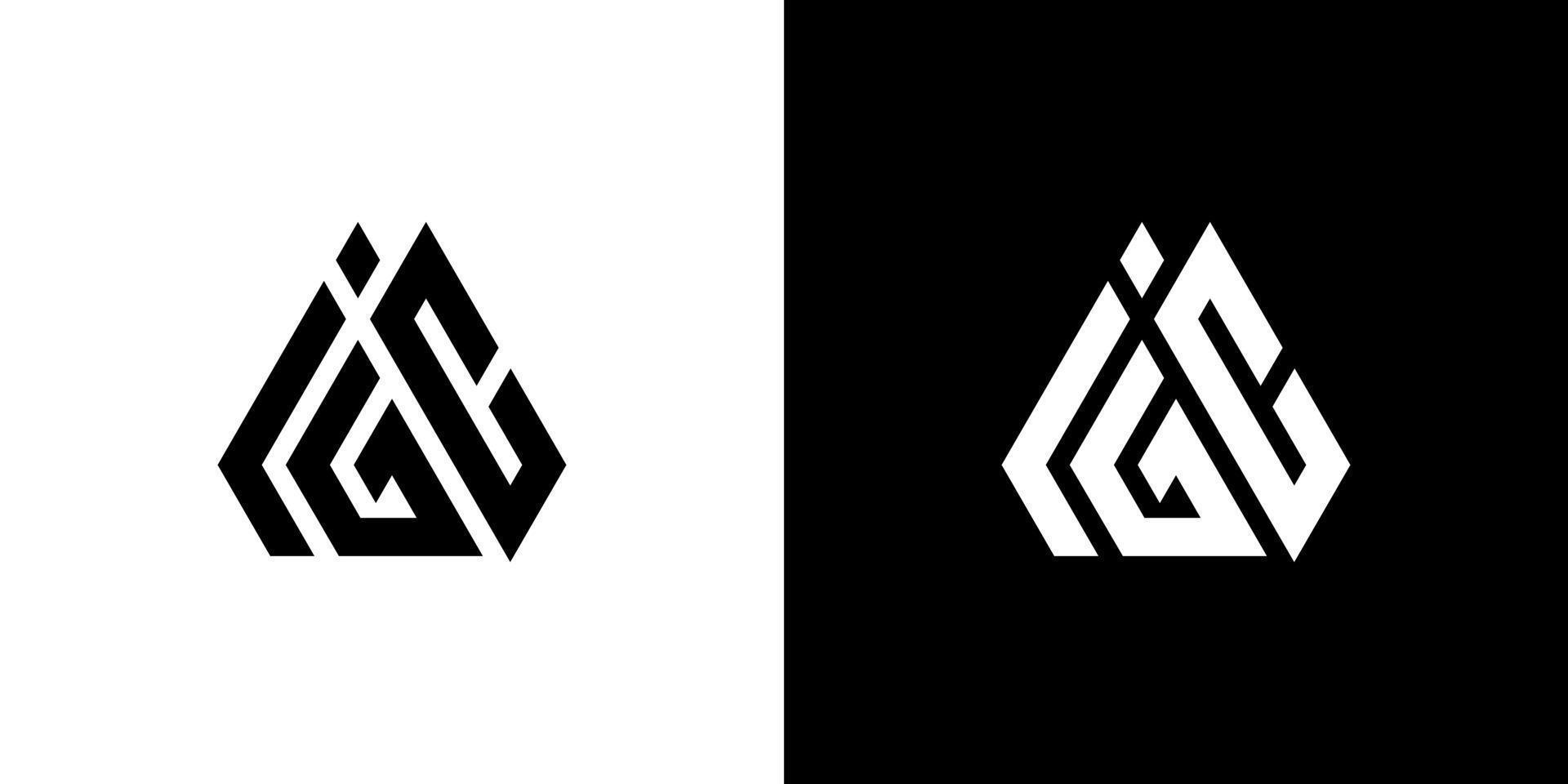 IGC Logo Monogram Icon Vector Template