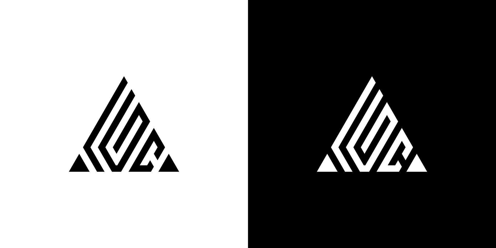 initial LGC Letter Logo Design polygon Monogram Icon Vector Template