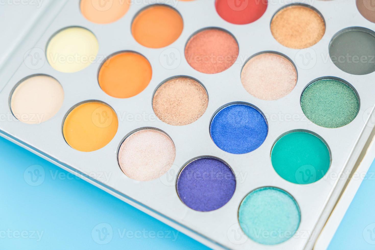 paleta de sombras de ojos para cosmética foto