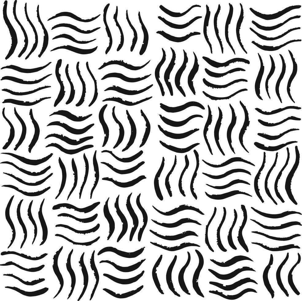 The geometric pattern by stripes . Seamless vector background. Black and white texture. Graphic modern pattern. Vector illustration