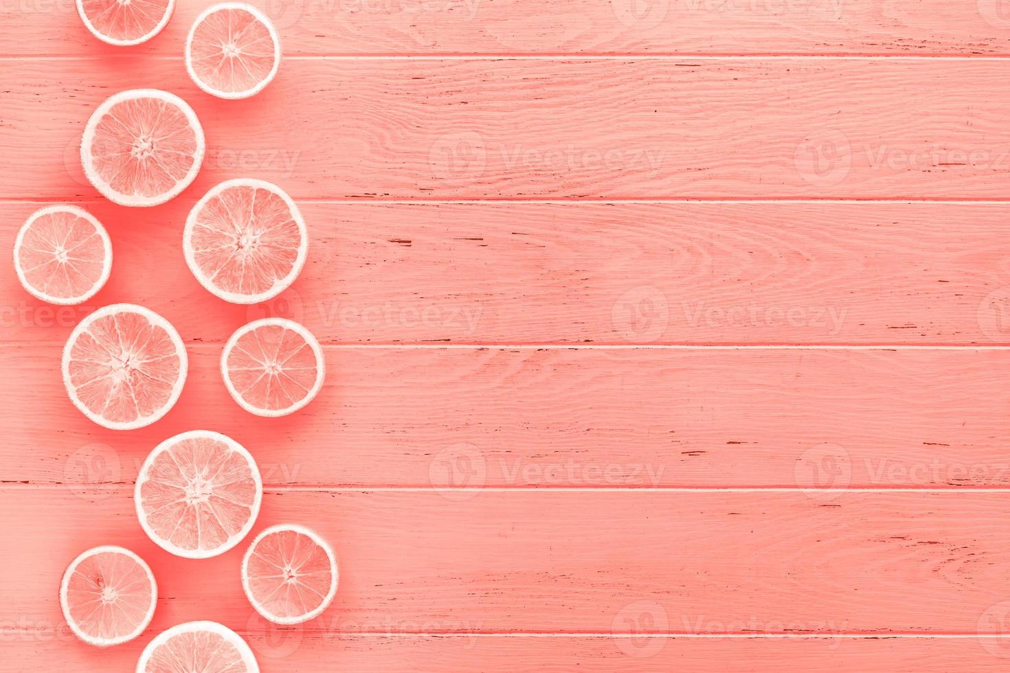 Coral toned oranges pattern photo