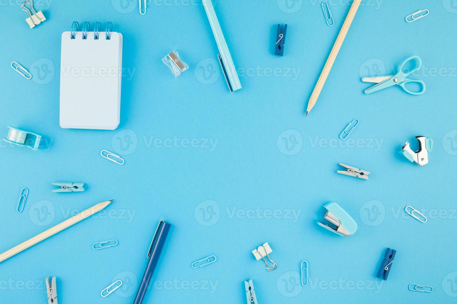 Workspace desk styled design office supplies 10769689 Stock Photo at