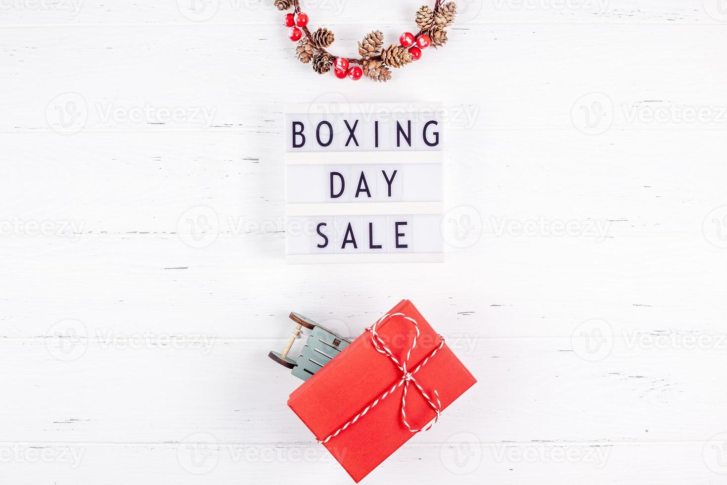 venta de boxing day promoción de temporada foto