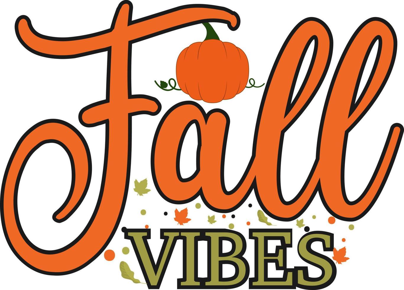 Fall. Fall vibes vector