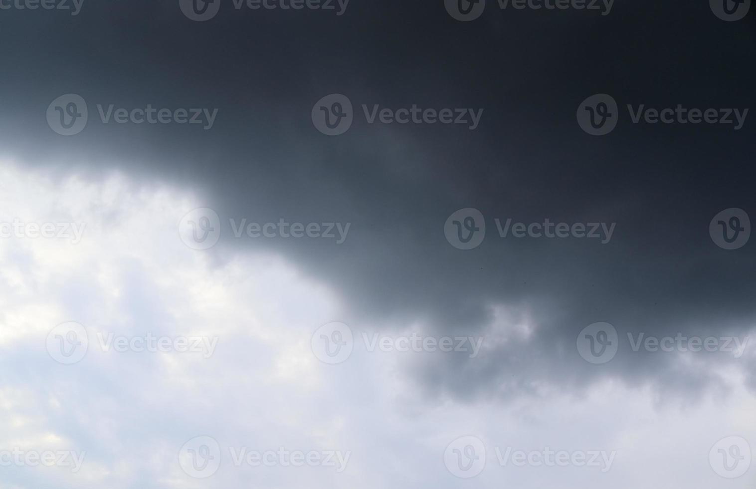 Stunning dark cloud formations right before a thunderstorm photo