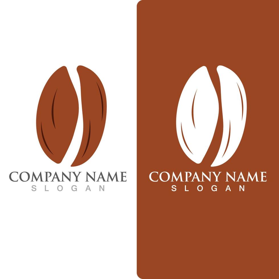 coffee bean icon vector