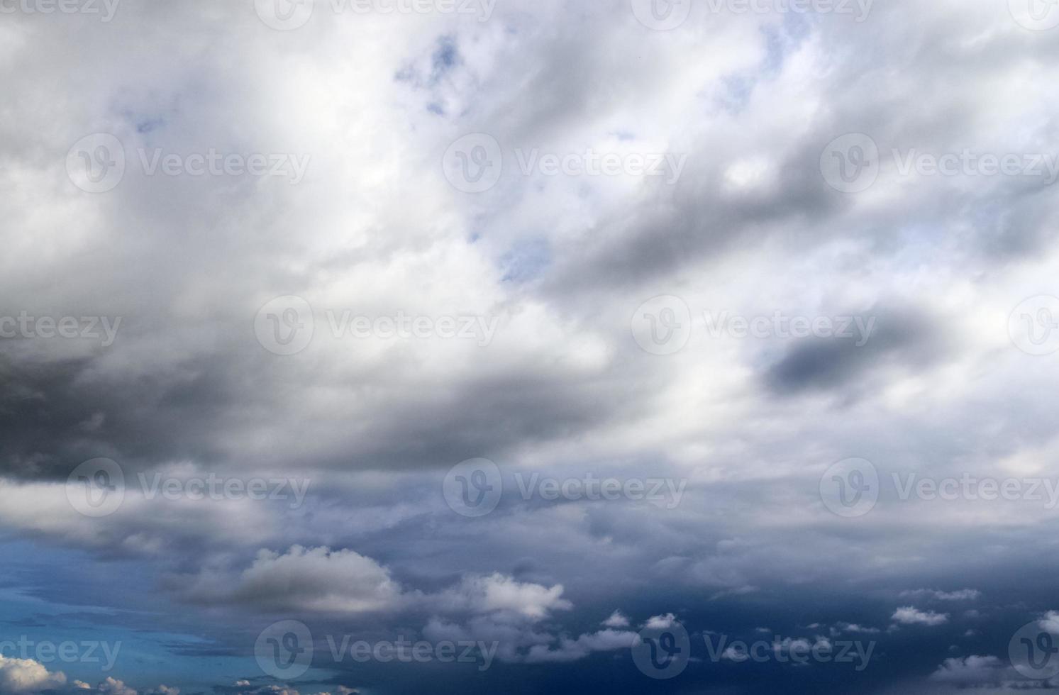 Stunning dark cloud formations right before a thunderstorm photo