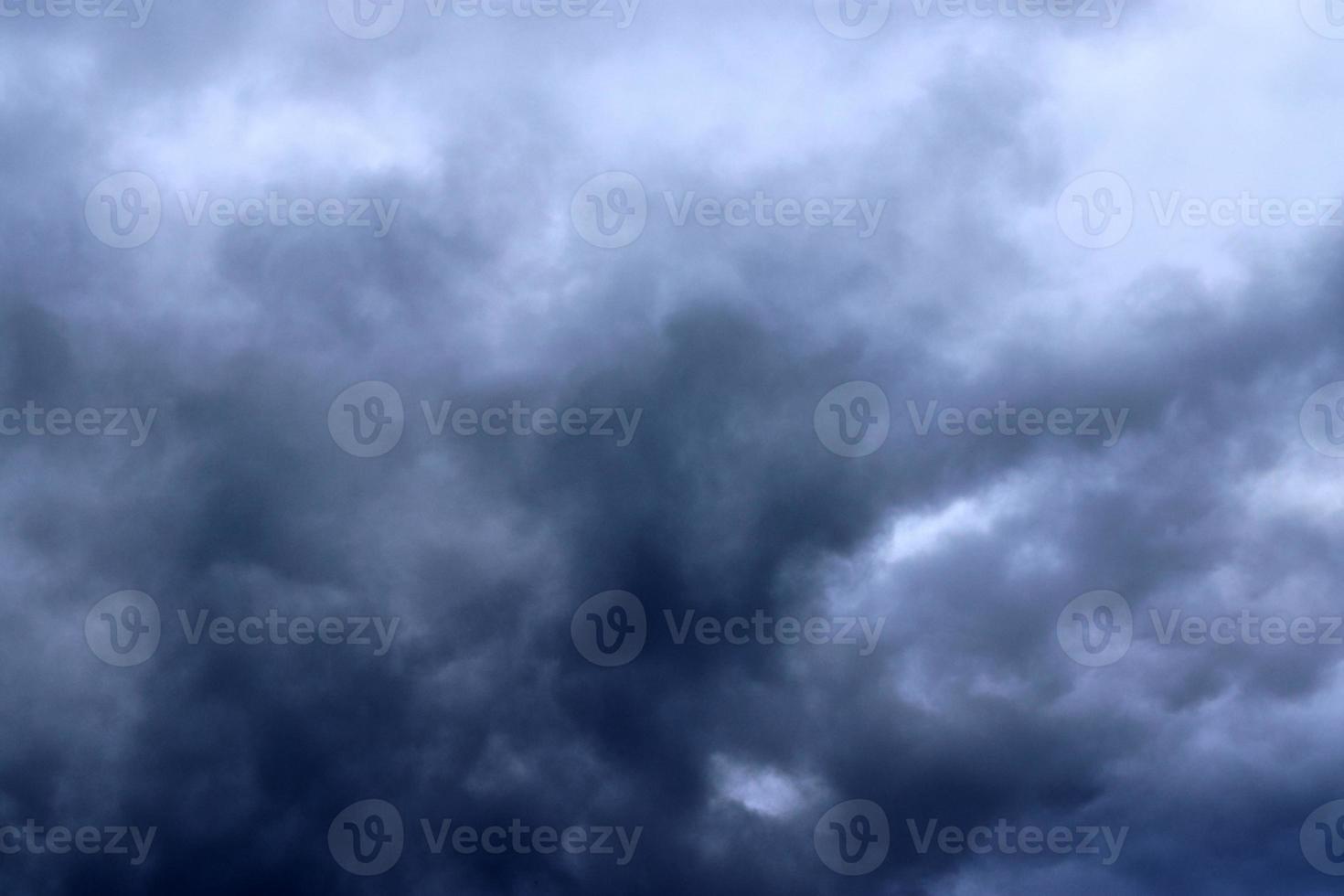 Stunning dark cloud formations right before a thunderstorm photo