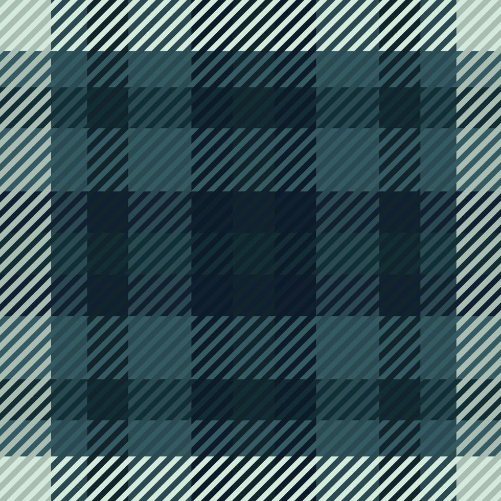 Tartan or plaid night color pattern. vector