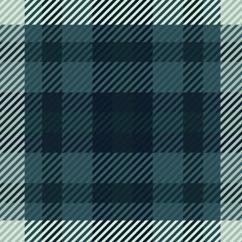 Tartan or plaid night color pattern. vector