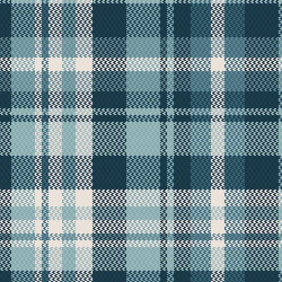 Tartan or plaid night color pattern. vector