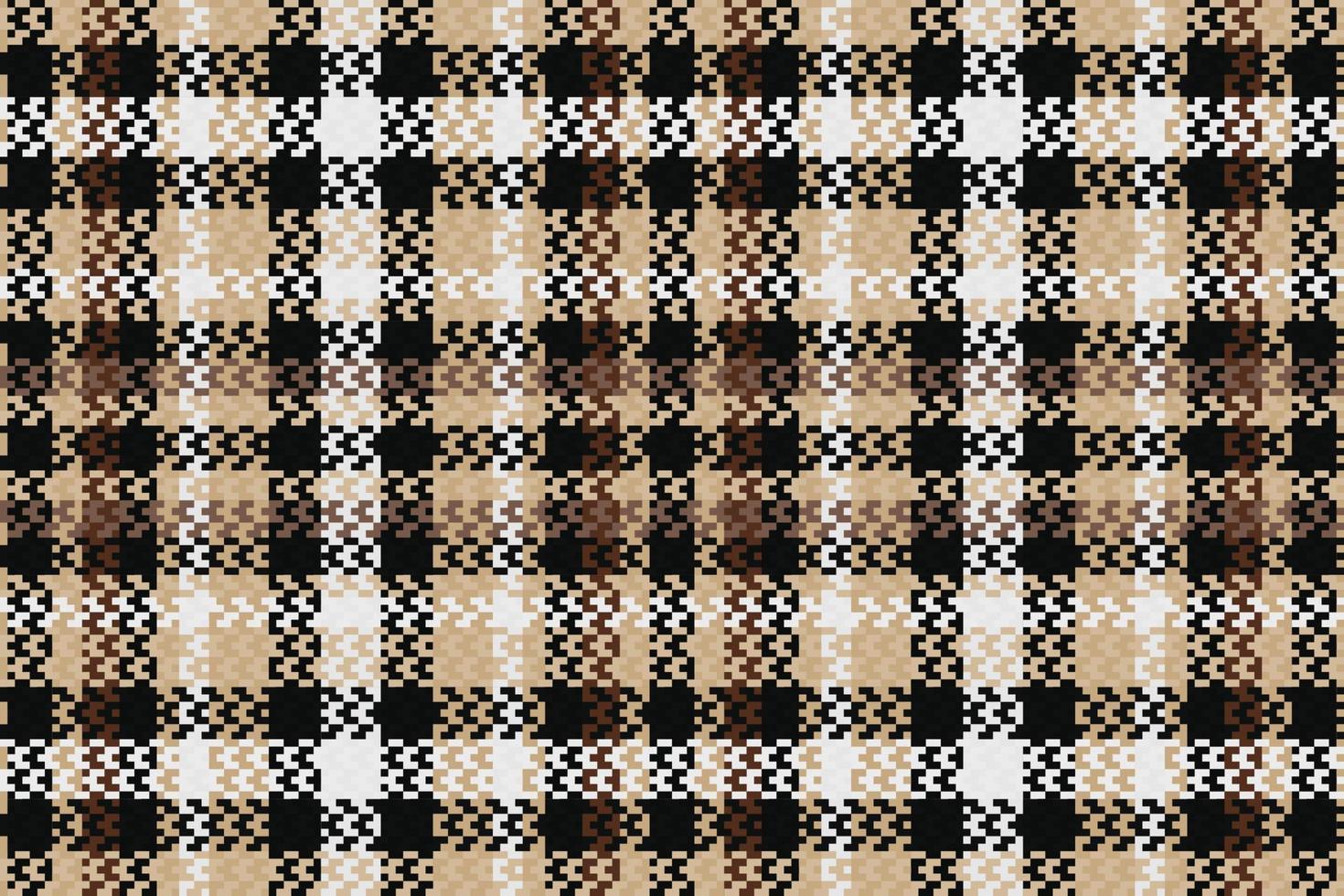 Tartan or plaid night color pattern. vector